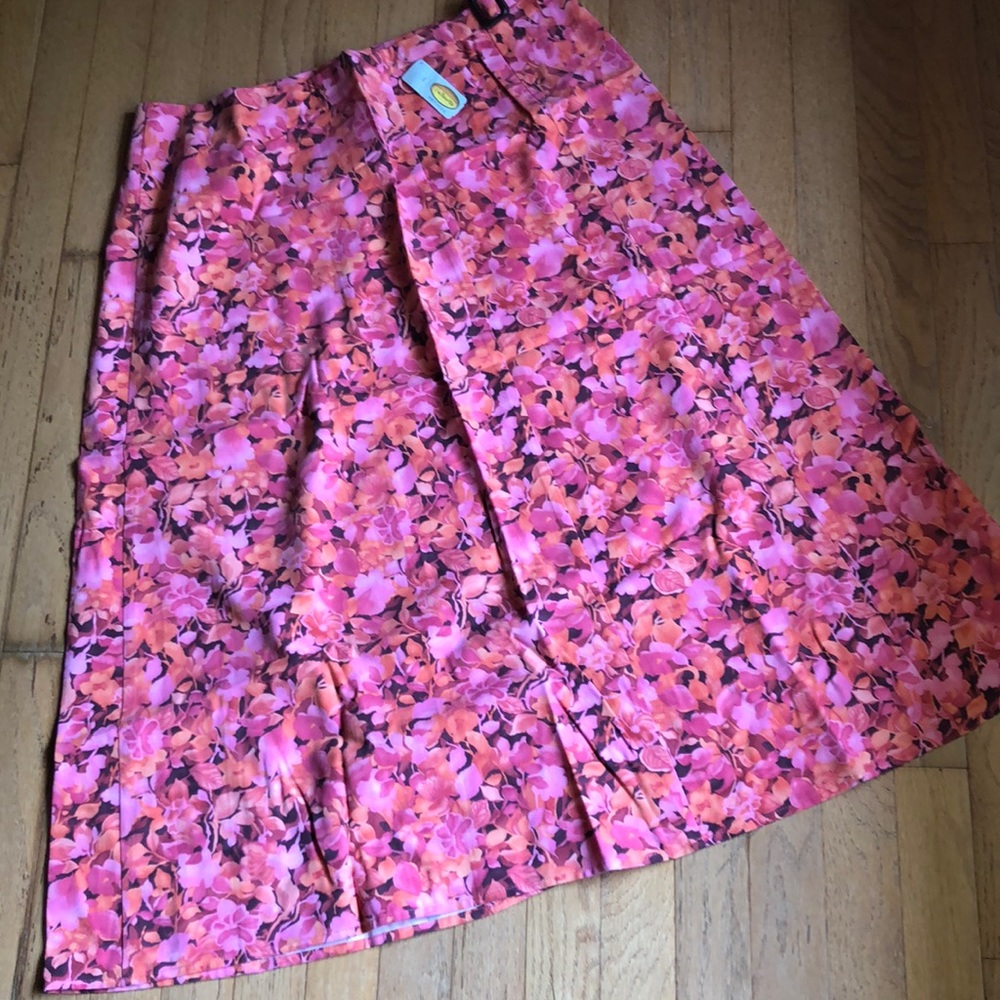 Talbots Vintage Petite 16P Floral Skirt NWT!